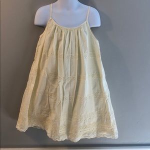 Gap (s) pale yellow summer dress